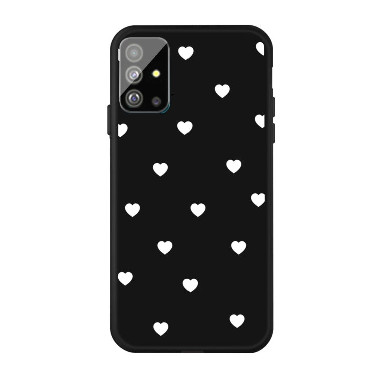 For Galaxy S20+ Multi Love Heart Pattern Frosted TPU Protective Case