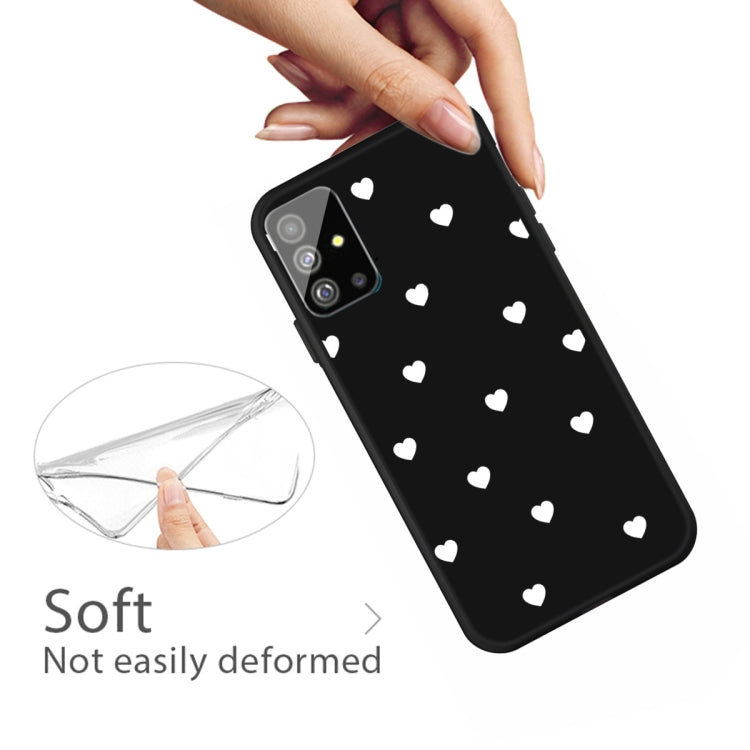 For Galaxy S20+ Multi Love Heart Pattern Frosted TPU Protective Case