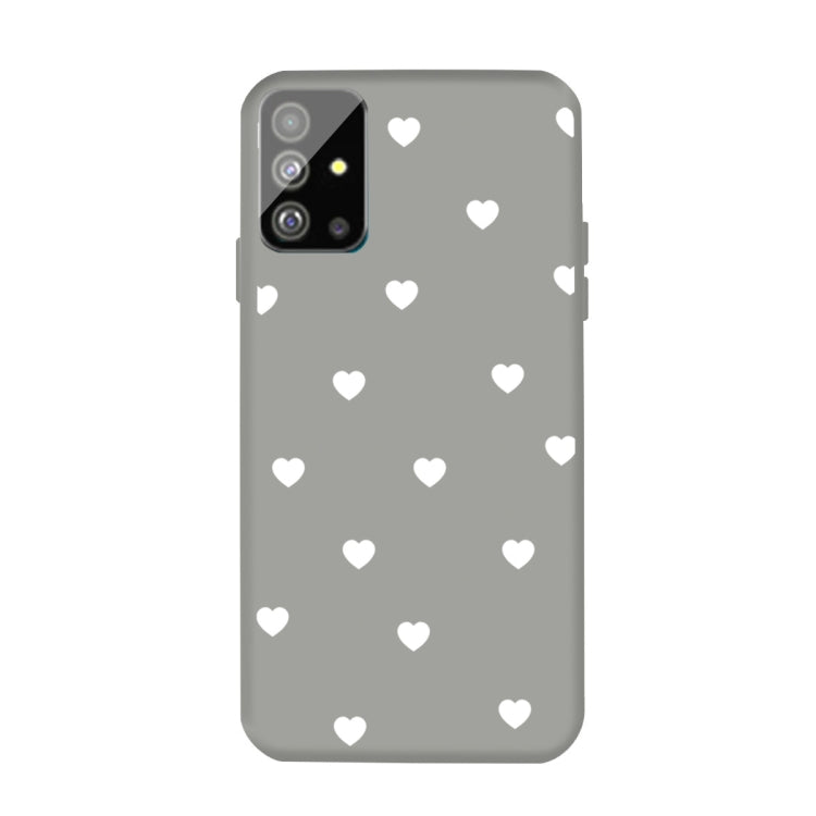 For Galaxy S20+ Multi Love Heart Pattern Frosted TPU Protective Case