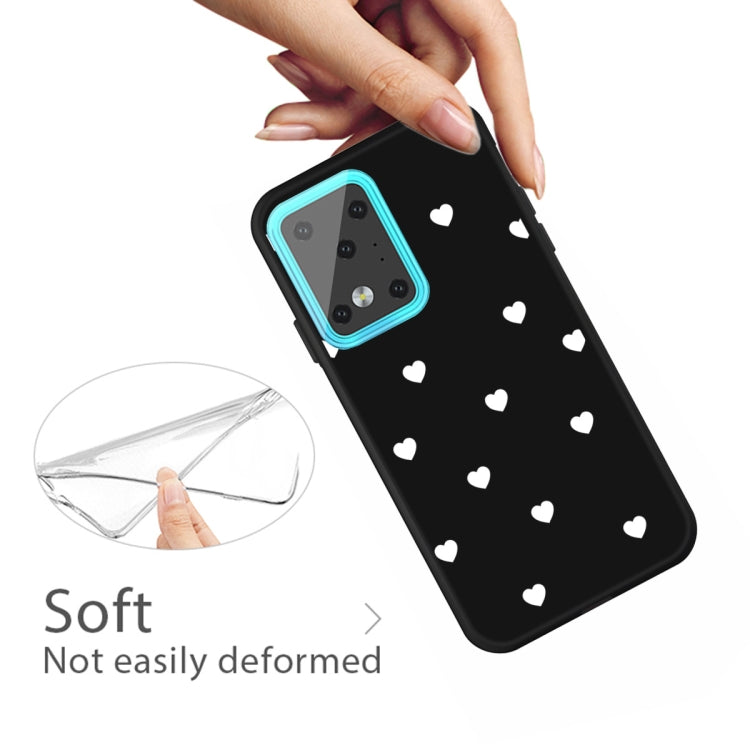 For Galaxy S20 Ultra Multi Love Heart Pattern Frosted TPU Protective Case
