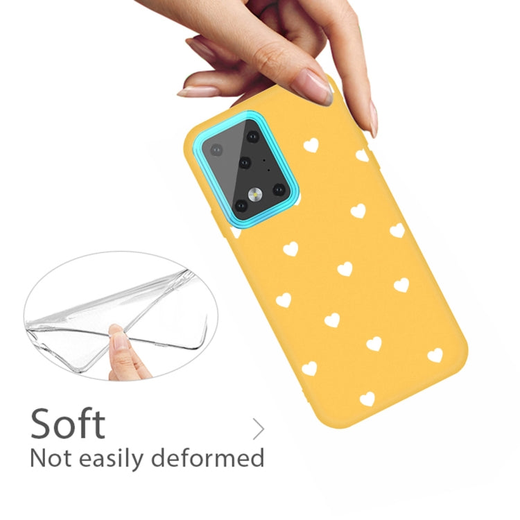 For Galaxy S20 Ultra Multi Love Heart Pattern Frosted TPU Protective Case