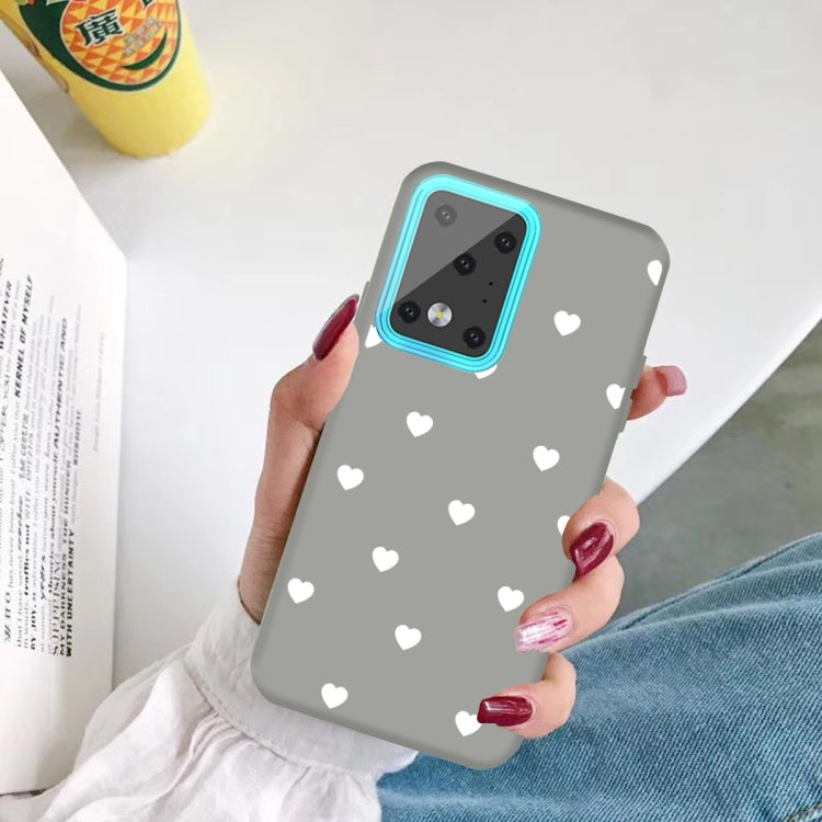 For Galaxy S20 Ultra Multi Love Heart Pattern Frosted TPU Protective Case