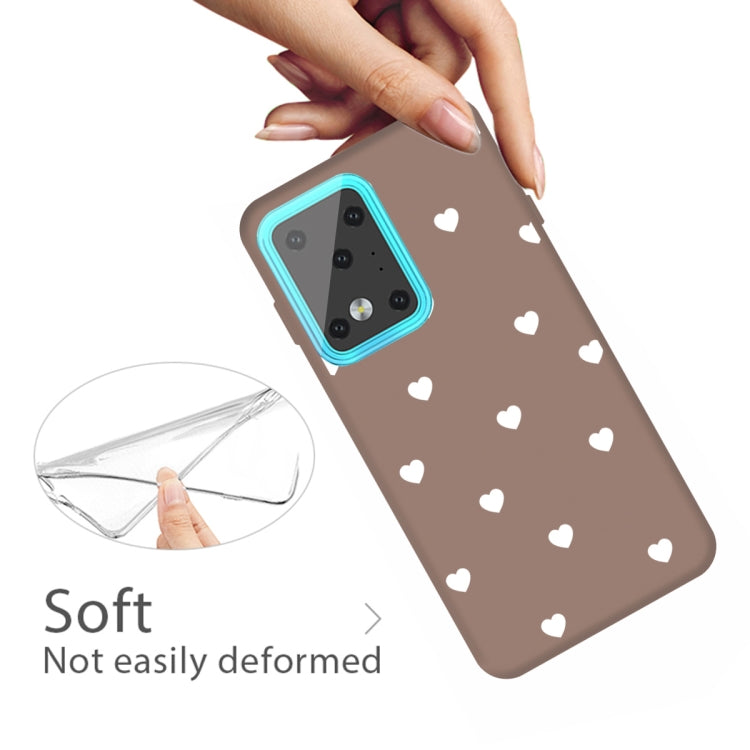For Galaxy S20 Ultra Multi Love Heart Pattern Frosted TPU Protective Case