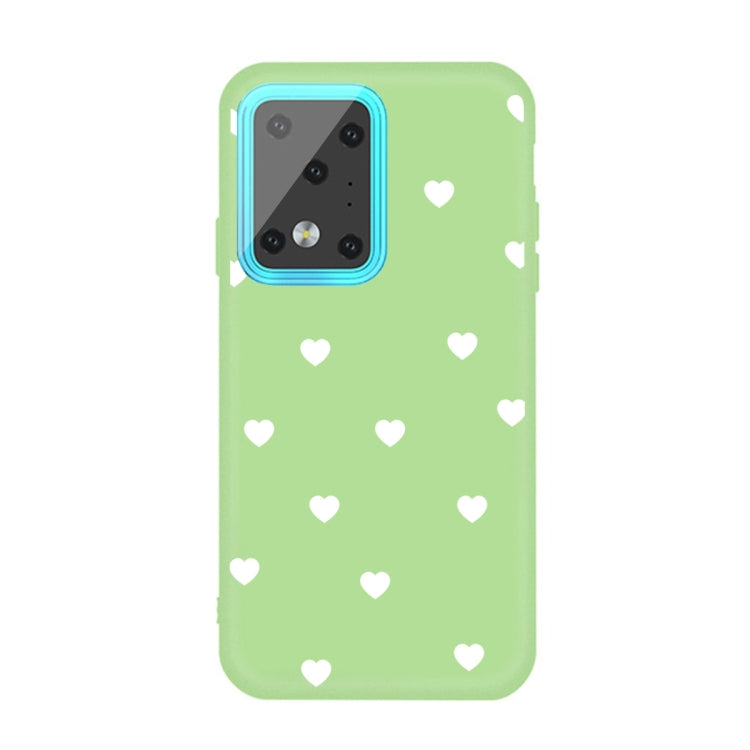 For Galaxy S20 Ultra Multi Love Heart Pattern Frosted TPU Protective Case