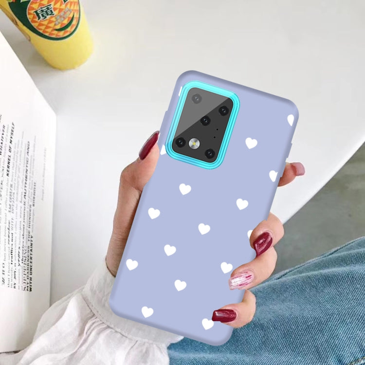For Galaxy S20 Ultra Multi Love Heart Pattern Frosted TPU Protective Case