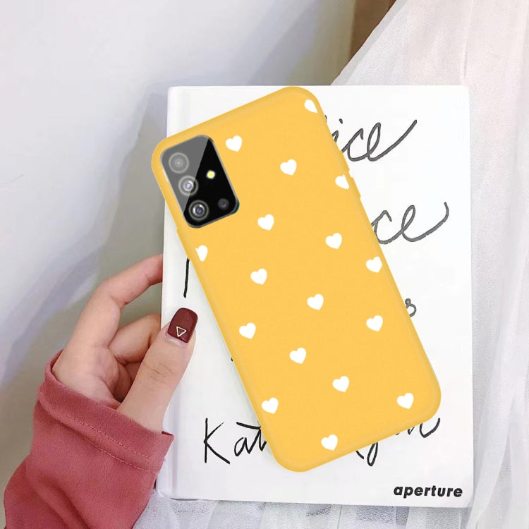 For Galaxy S20 Multi Love Heart Pattern Frosted TPU Protective Case