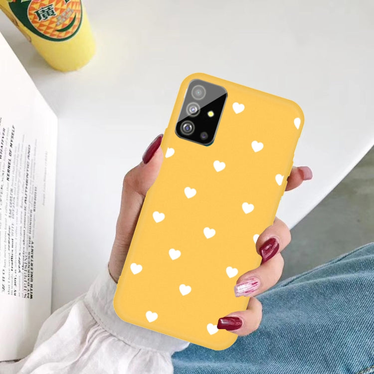 For Galaxy S20 Multi Love Heart Pattern Frosted TPU Protective Case
