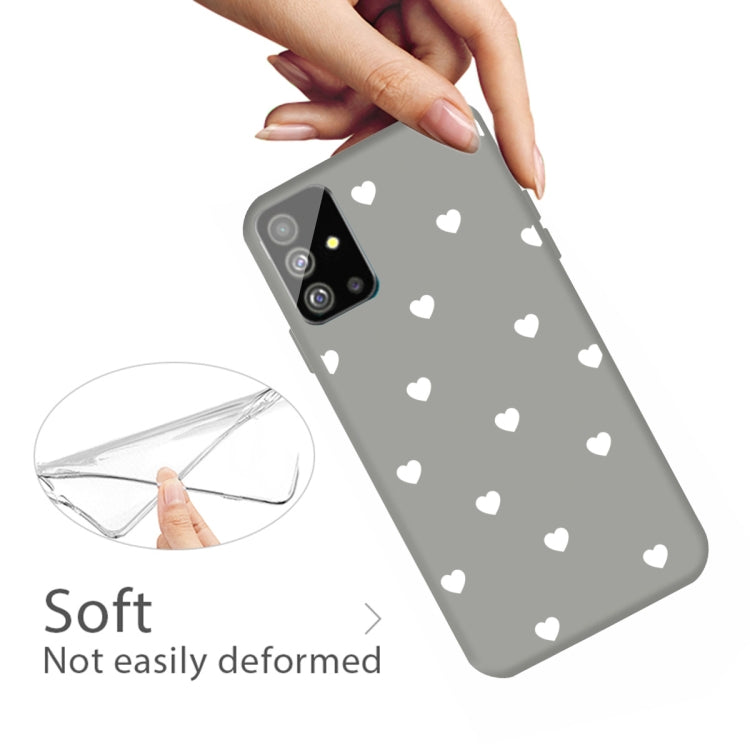 For Galaxy S20 Multi Love Heart Pattern Frosted TPU Protective Case