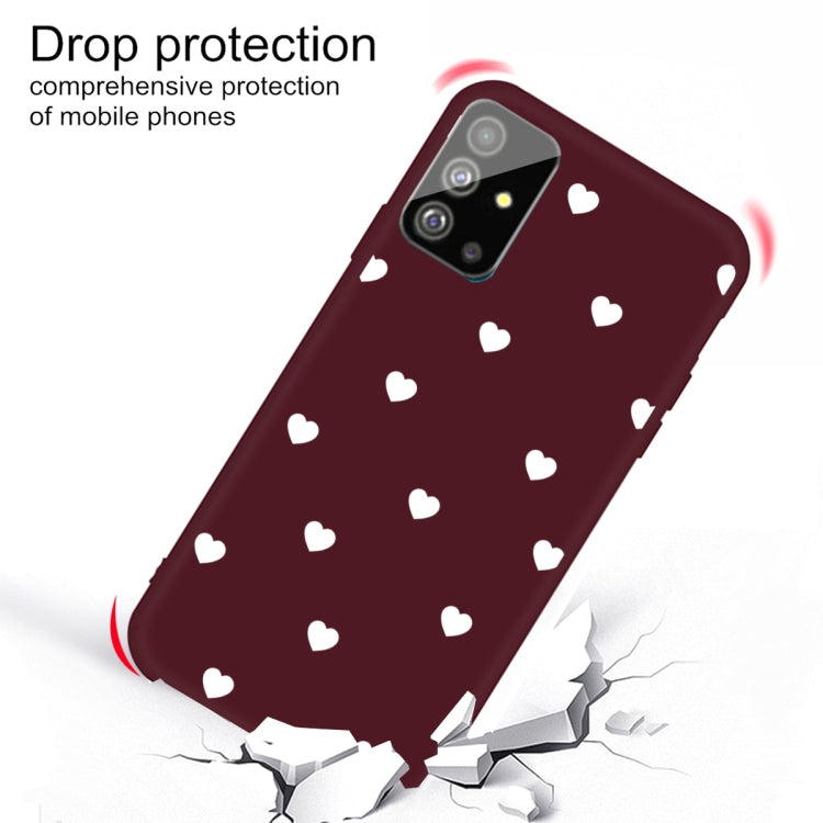 For Galaxy S20 Multi Love Heart Pattern Frosted TPU Protective Case