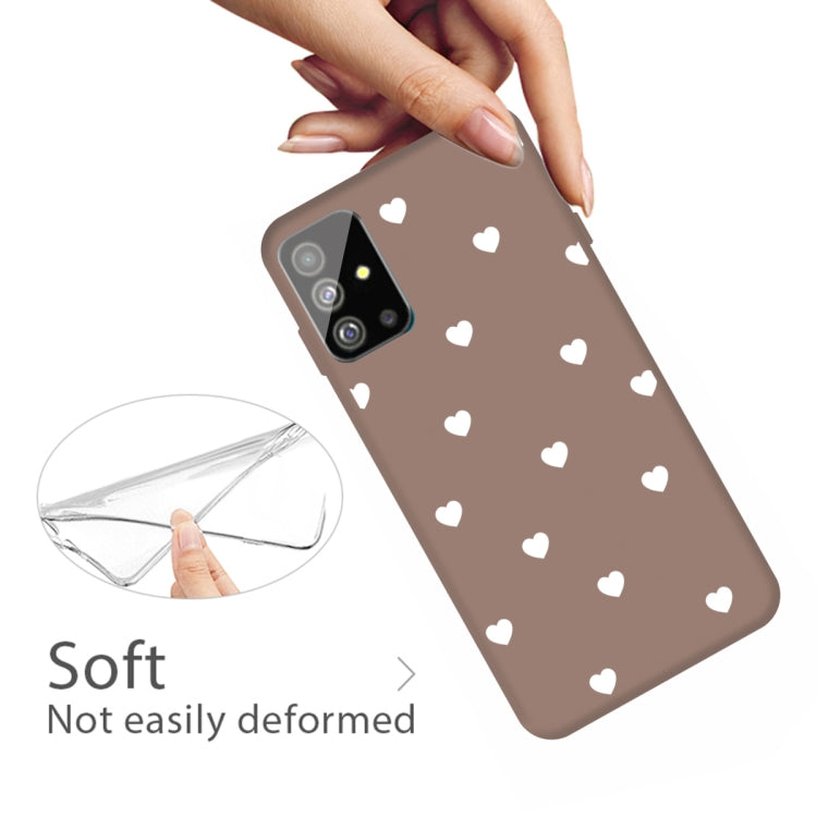 For Galaxy S20 Multi Love Heart Pattern Frosted TPU Protective Case