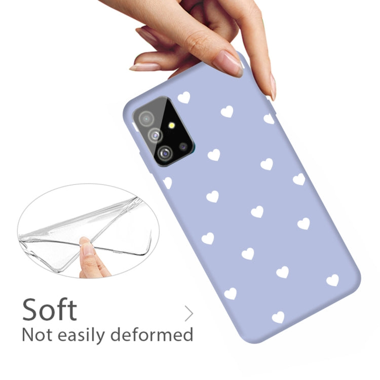 For Galaxy S20 Multi Love Heart Pattern Frosted TPU Protective Case