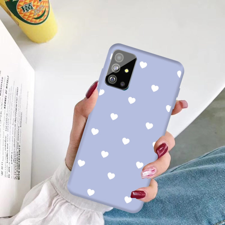For Galaxy S20 Multi Love Heart Pattern Frosted TPU Protective Case
