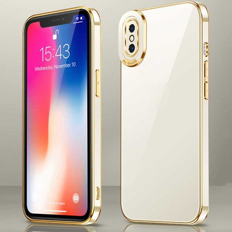For iPhone XS Max Electroplating All-inclusive Shockproof Phone Case