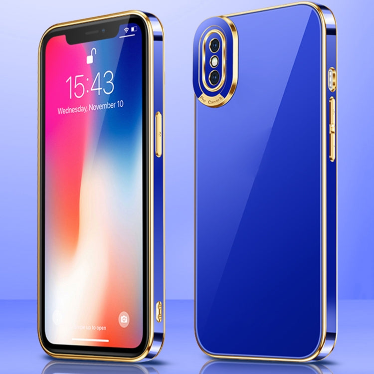 For iPhone XS Max Electroplating All-inclusive Shockproof Phone Case