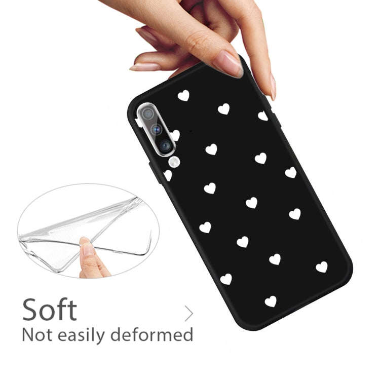 For Galaxy A70 Multi Love Heart Pattern Frosted TPU Protective Case