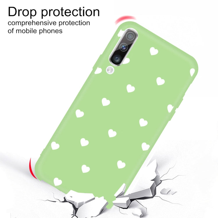 For Galaxy A70 Multi Love Heart Pattern Frosted TPU Protective Case