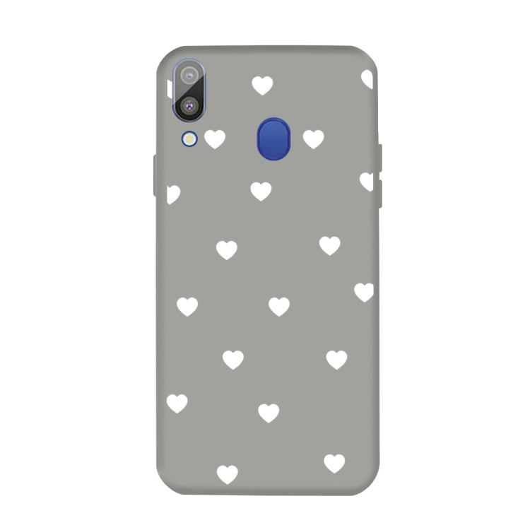 For Galaxy A30 Multi Love Heart Pattern Frosted TPU Protective Case