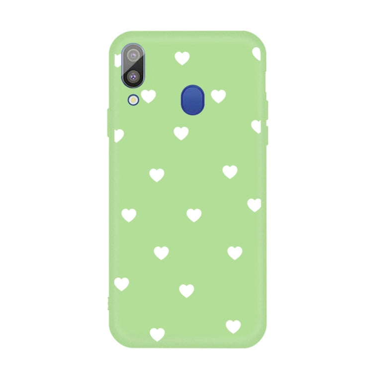 For Galaxy A30 Multi Love Heart Pattern Frosted TPU Protective Case