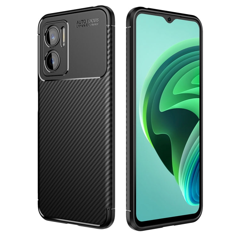 For Xiaomi Redmi Note 11E 5G Carbon Fiber Texture Shockproof TPU Phone Case