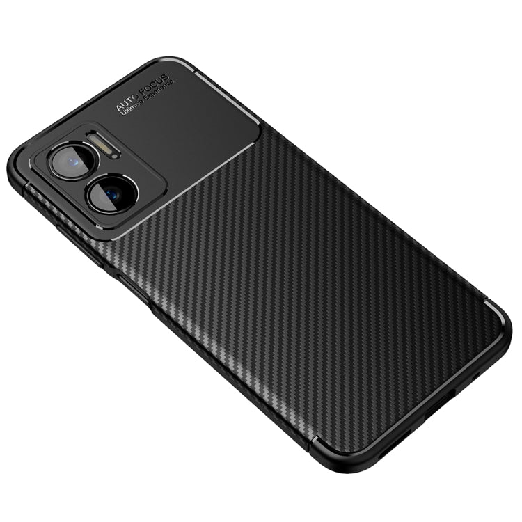 For Xiaomi Redmi Note 11E 5G Carbon Fiber Texture Shockproof TPU Phone Case