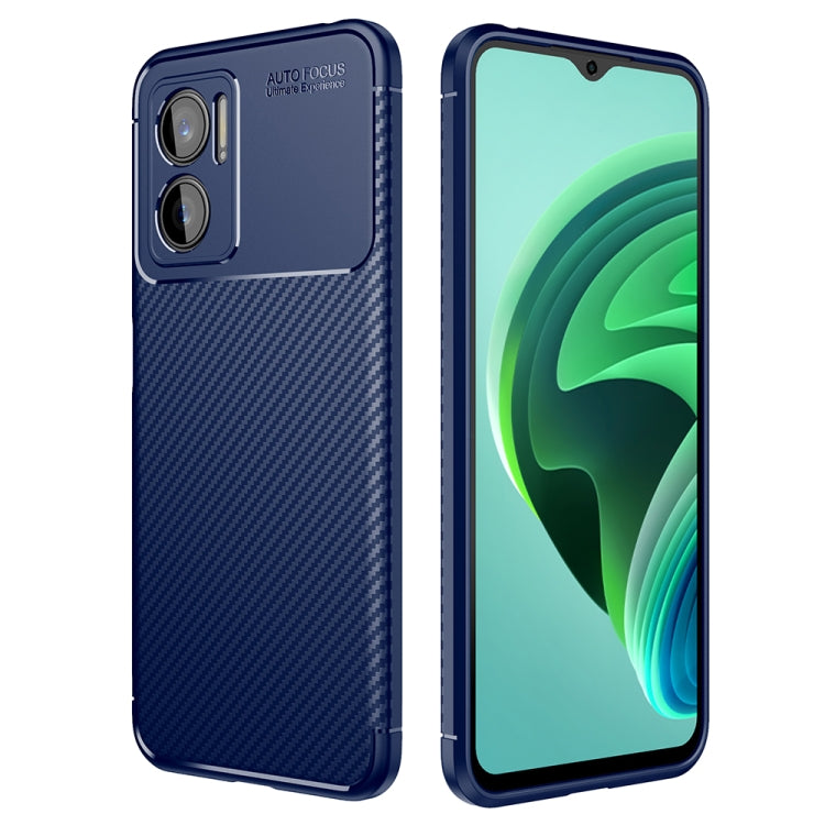 For Xiaomi Redmi Note 11E 5G Carbon Fiber Texture Shockproof TPU Phone Case