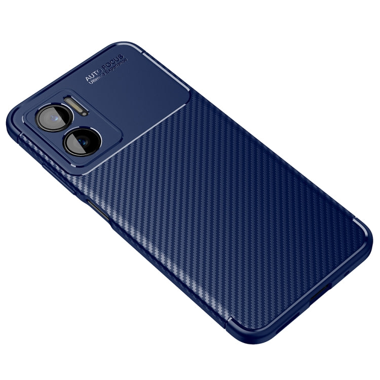 For Xiaomi Redmi Note 11E 5G Carbon Fiber Texture Shockproof TPU Phone Case