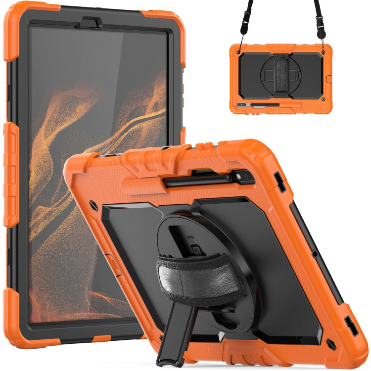 For Samsung Galaxy Tab S8+ 12.4 inch SM-X800 Silicone + PC Tablet Case