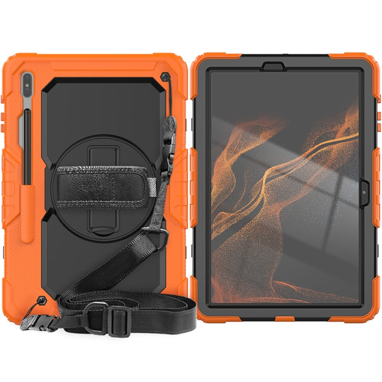 For Samsung Galaxy Tab S8+ 12.4 inch SM-X800 Silicone + PC Tablet Case