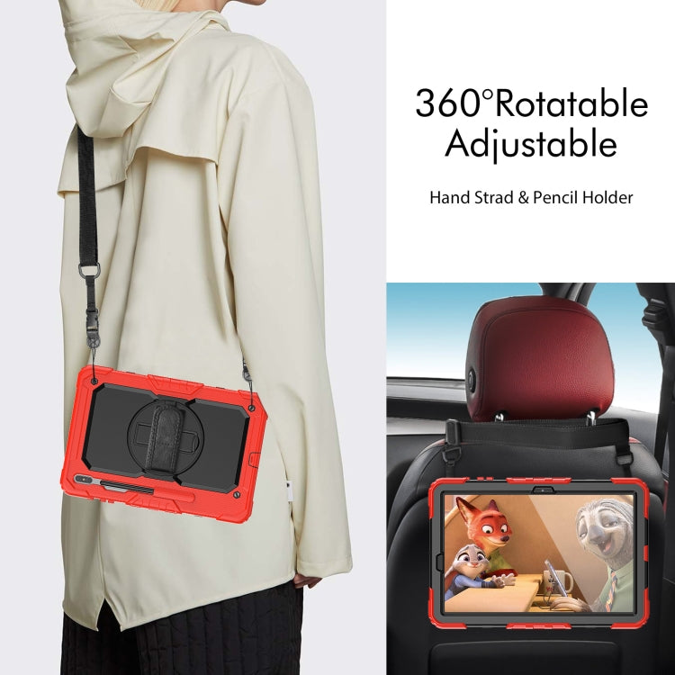 For Samsung Galaxy Tab S8+ 12.4 inch SM-X800 Silicone + PC Tablet Case