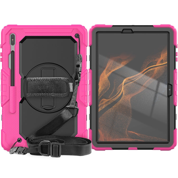 For Samsung Galaxy Tab S8+ 12.4 inch SM-X800 Silicone + PC Tablet Case