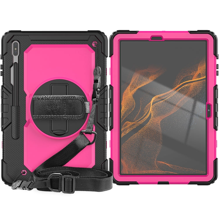 For Samsung Galaxy Tab S8+ 12.4 inch SM-X800 Silicone + PC Tablet Case