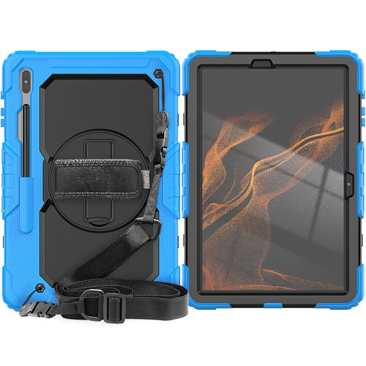 For Samsung Galaxy Tab S8+ 12.4 inch SM-X800 Silicone + PC Tablet Case