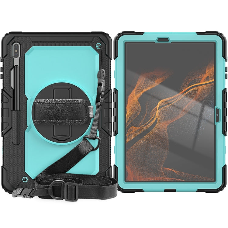 For Samsung Galaxy Tab S8+ 12.4 inch SM-X800 Silicone + PC Tablet Case
