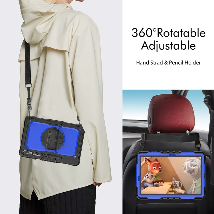 For Samsung Galaxy Tab S8+ 12.4 inch SM-X800 Silicone + PC Tablet Case