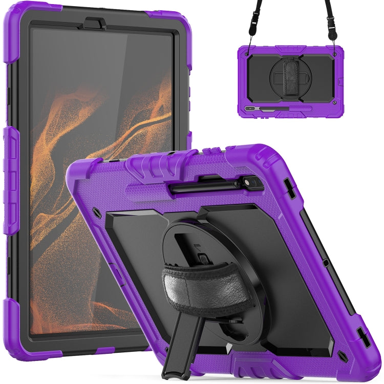 For Samsung Galaxy Tab S8+ 12.4 inch SM-X800 Silicone + PC Tablet Case