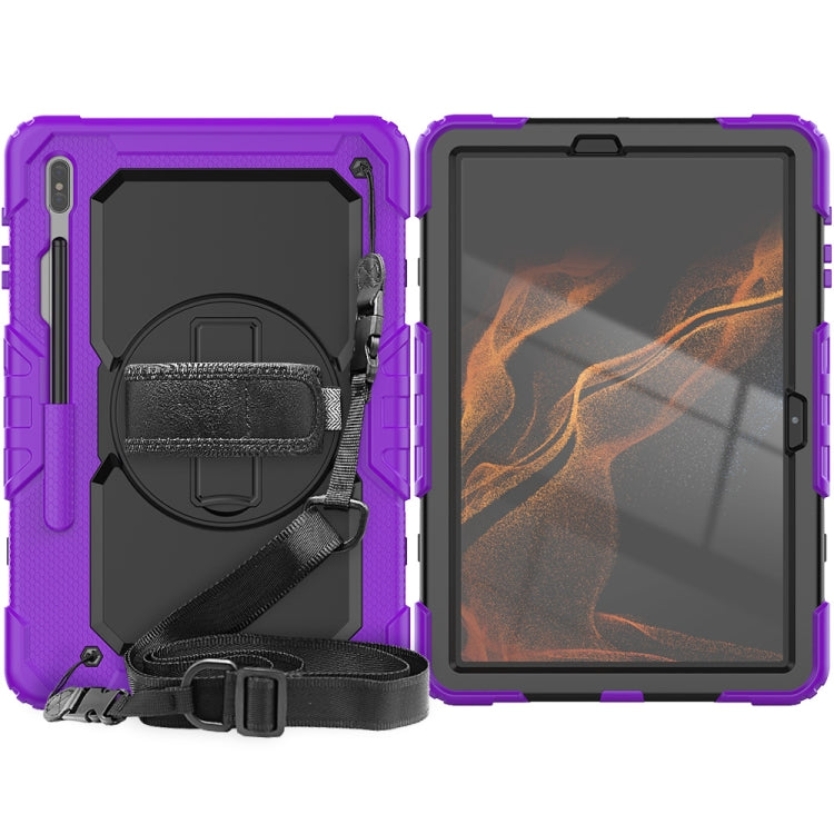 For Samsung Galaxy Tab S8+ 12.4 inch SM-X800 Silicone + PC Tablet Case