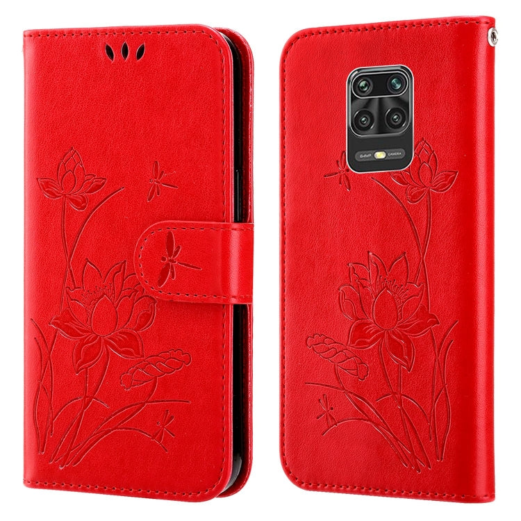 For Xiaomi Redmi Note 10 Pro / Pro Max Lotus Embossed Leather Phone Case