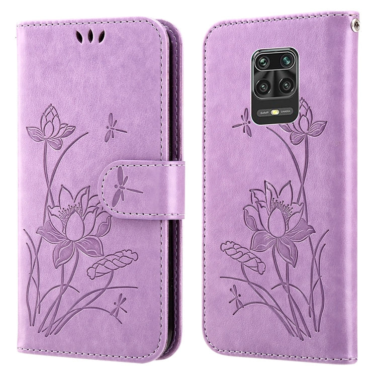 For Xiaomi Redmi Note 10 Pro / Pro Max Lotus Embossed Leather Phone Case
