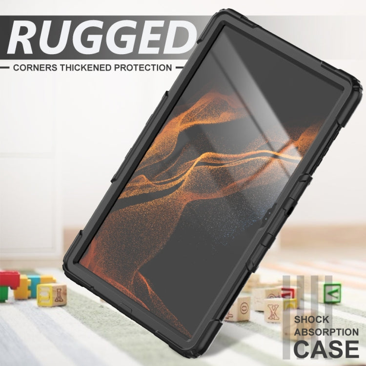 For Samsung Galaxy Tab S8 Ultra 14.6 inch SM-X900 Silicone + PC Tablet Case