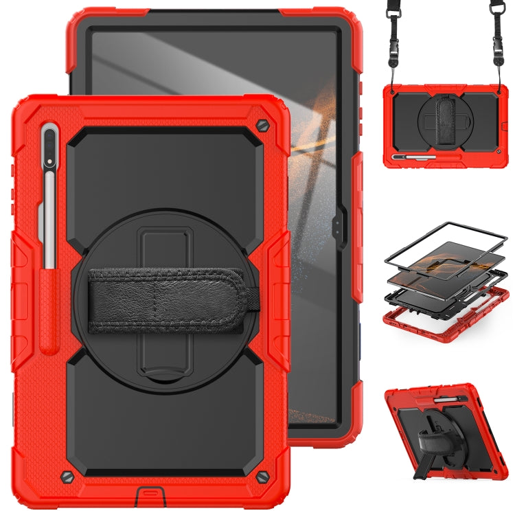 For Samsung Galaxy Tab S8 Ultra 14.6 inch SM-X900 Silicone + PC Tablet Case