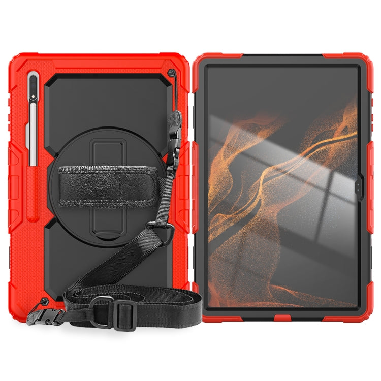 For Samsung Galaxy Tab S8 Ultra 14.6 inch SM-X900 Silicone + PC Tablet Case