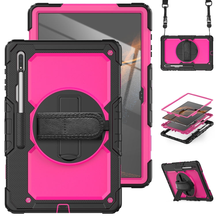 For Samsung Galaxy Tab S8 Ultra 14.6 inch SM-X900 Silicone + PC Tablet Case