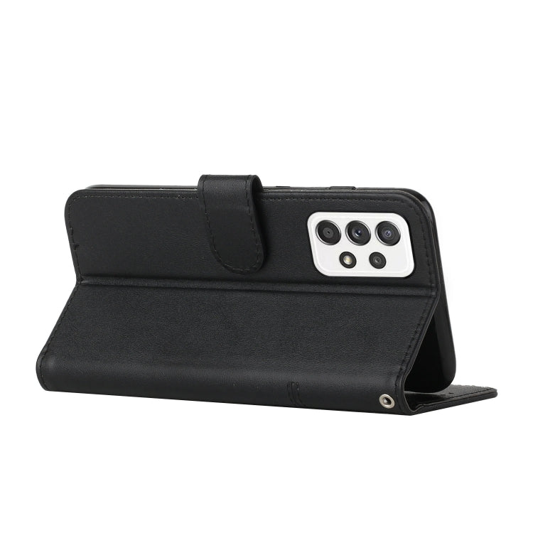 For Samsung Galaxy A23 Stitching Calf Texture Buckle Leather Phone Case