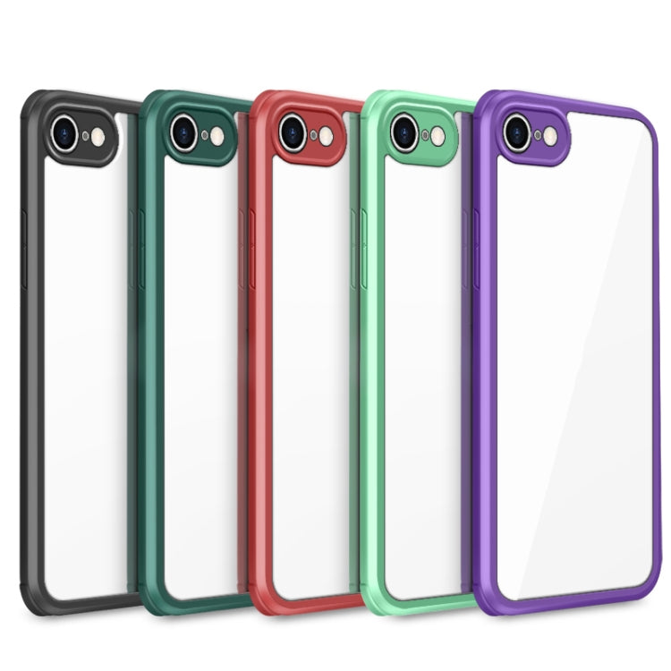 For iPhone SE 2022 / SE 2020 / 8 / 7 Double-sided Glass TPU Phone Case