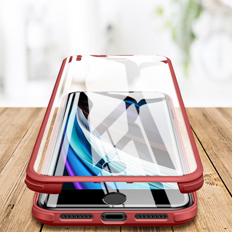 For iPhone SE 2022 / SE 2020 / 8 / 7 Double-sided Glass TPU Phone Case