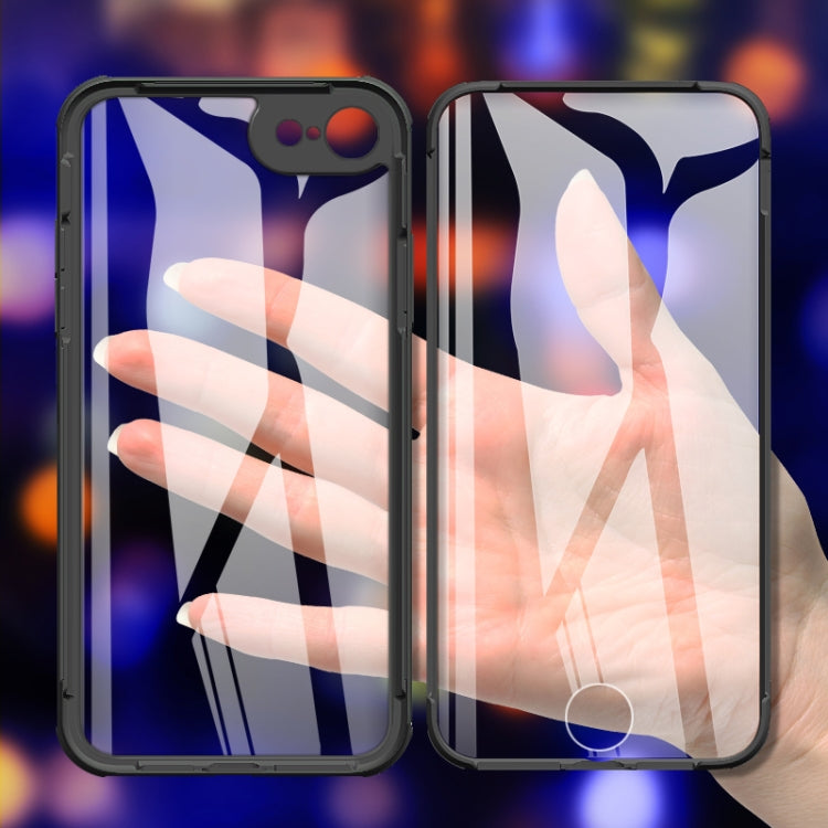 For iPhone SE 2022 / SE 2020 / 8 / 7 Double-sided Glass TPU Phone Case