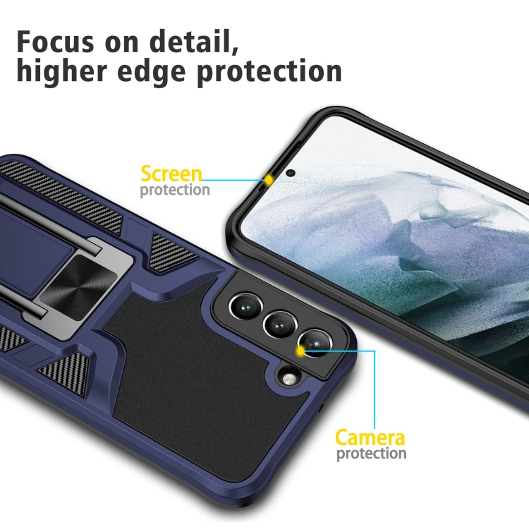 For Samsung Galaxy S22+ 5G Armor 2 in 1 PC + TPU Magnetic Phone Case