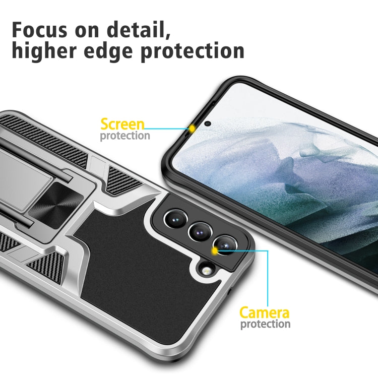 For Samsung Galaxy S22+ 5G Armor 2 in 1 PC + TPU Magnetic Phone Case