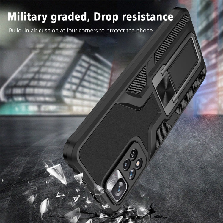 For Xiaomi Redmi Note 11 Pro Armor 2 in 1 PC + TPU Magnetic Phone Case