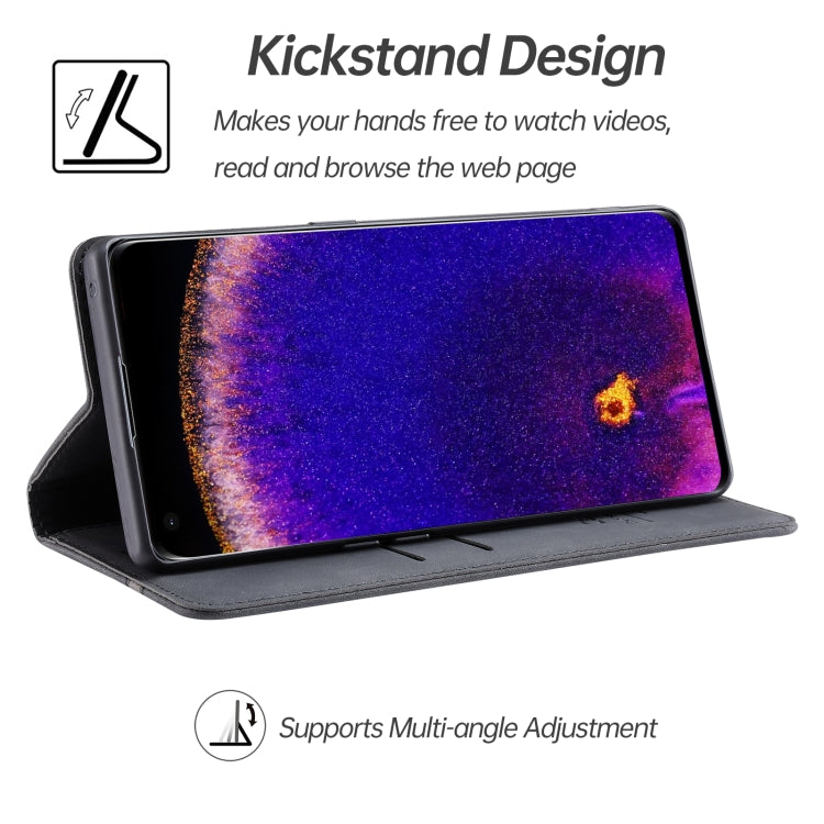 For OPPO Find X5 / X5 Pro Splicing Skin Feel Magnetic Leather Phone Case